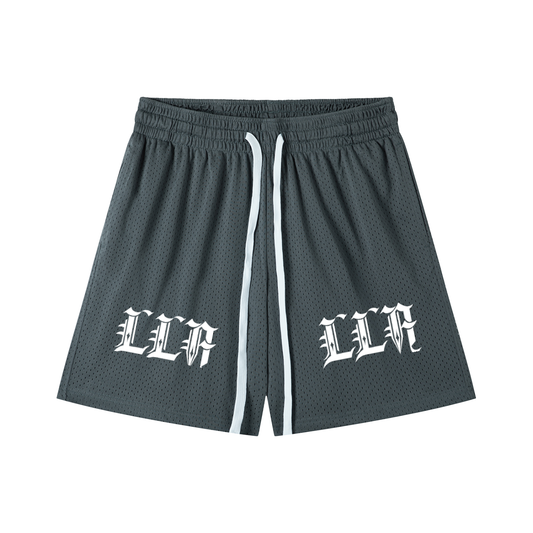 Mesh Drawstring Shorts