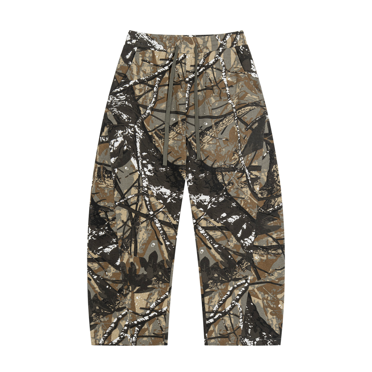 Tree Camo Barrel Leg Joggers
