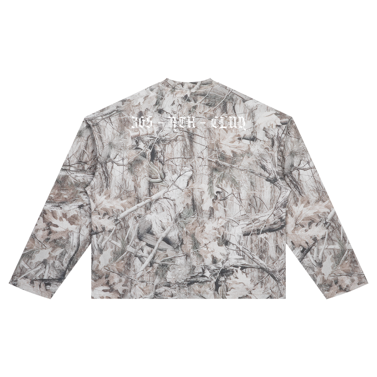 365 Tree Camo Waffle Long Sleeve