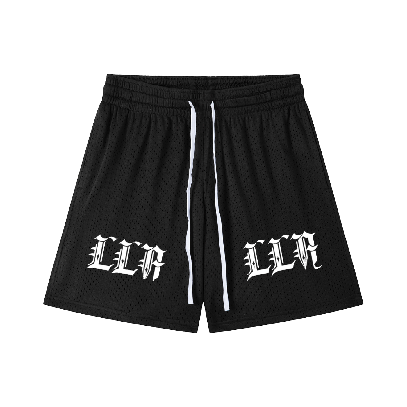 Mesh Drawstring Shorts