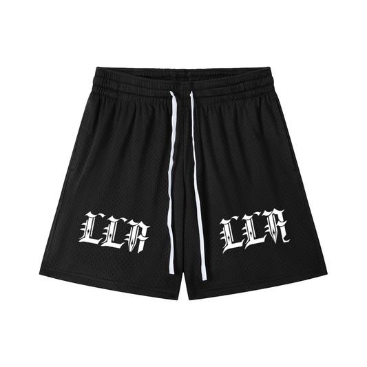 Mesh Drawstring Shorts