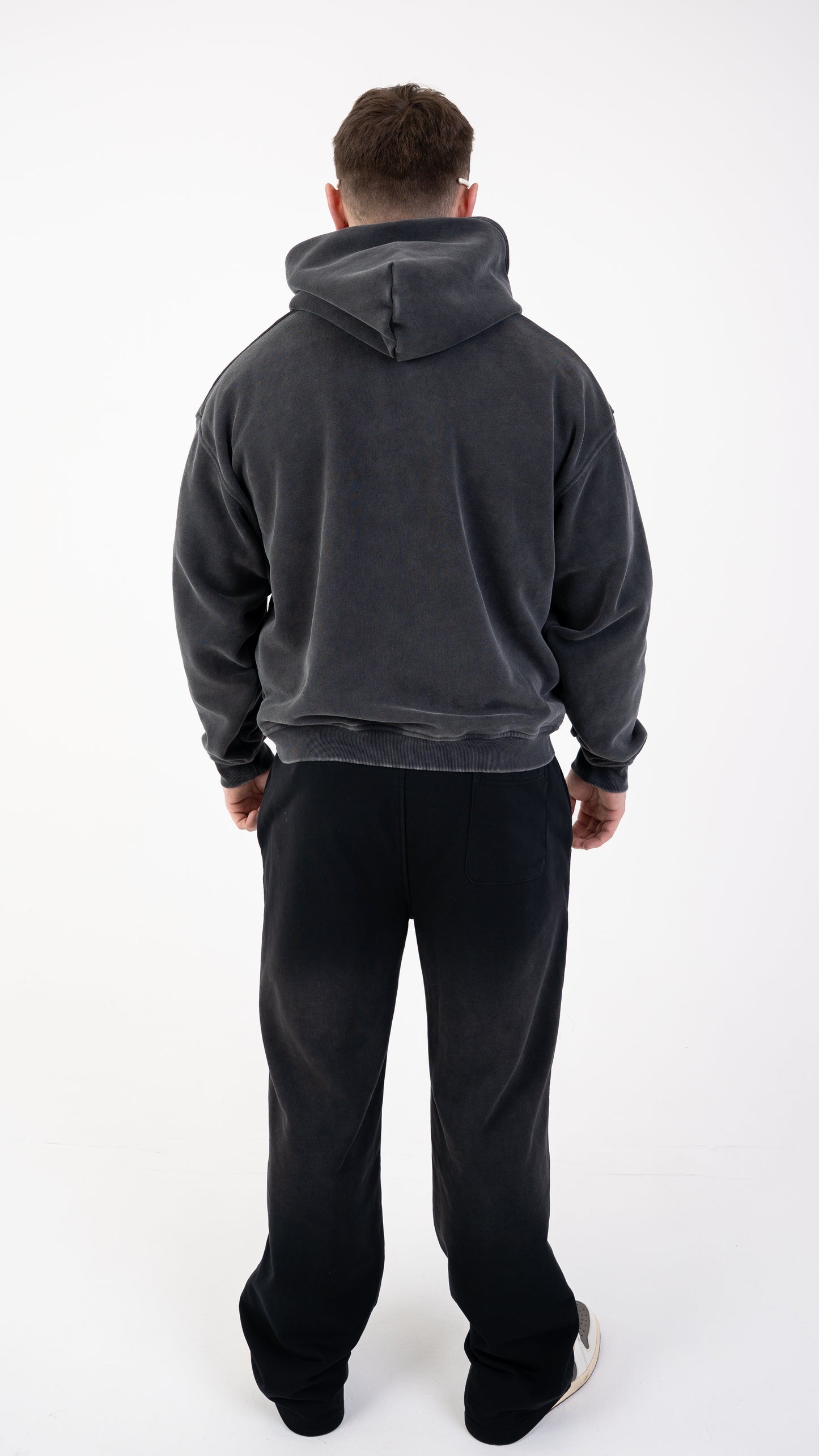Zip-Through Boxy Fleece Hoodie