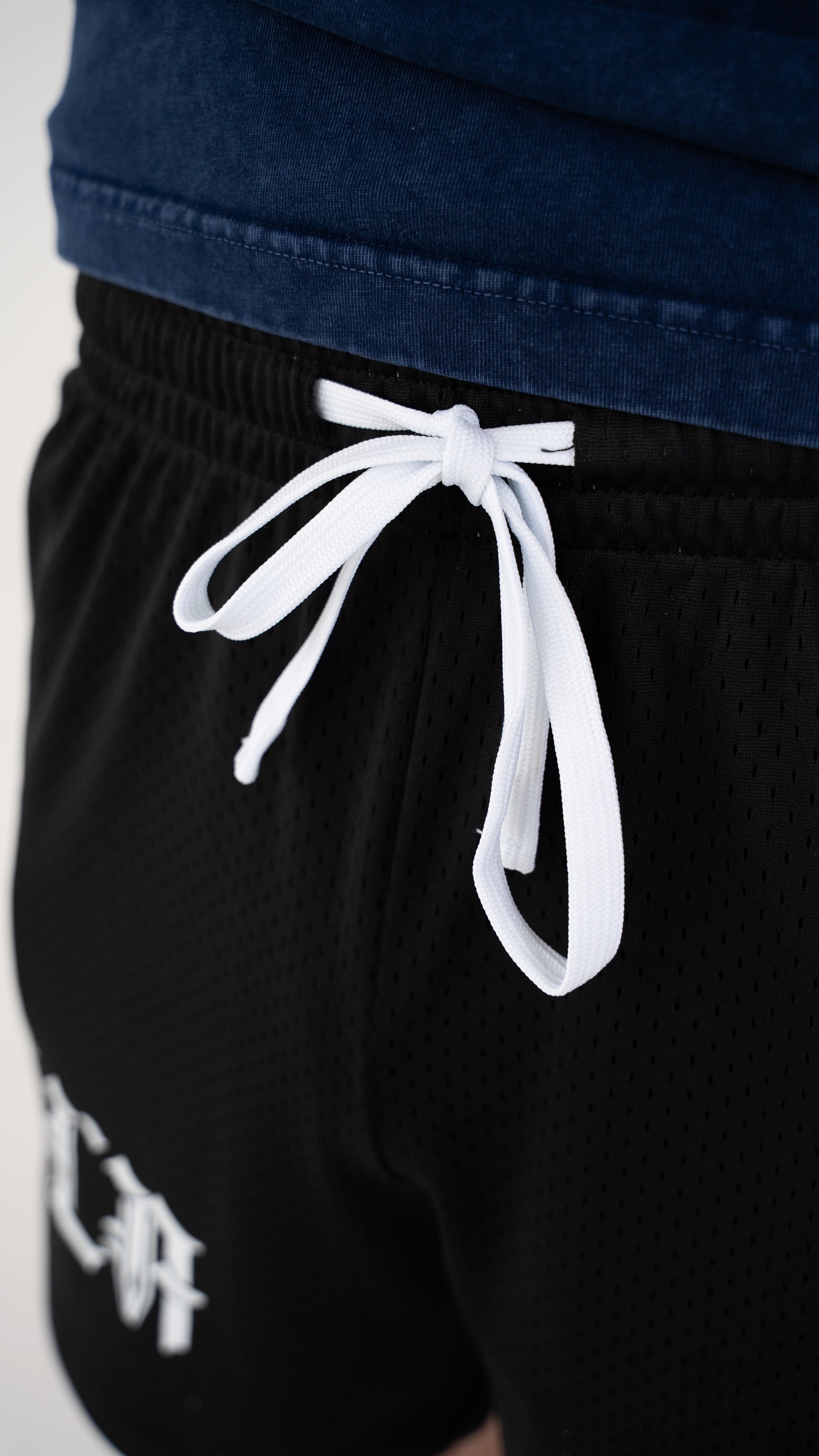 Mesh Drawstring Shorts