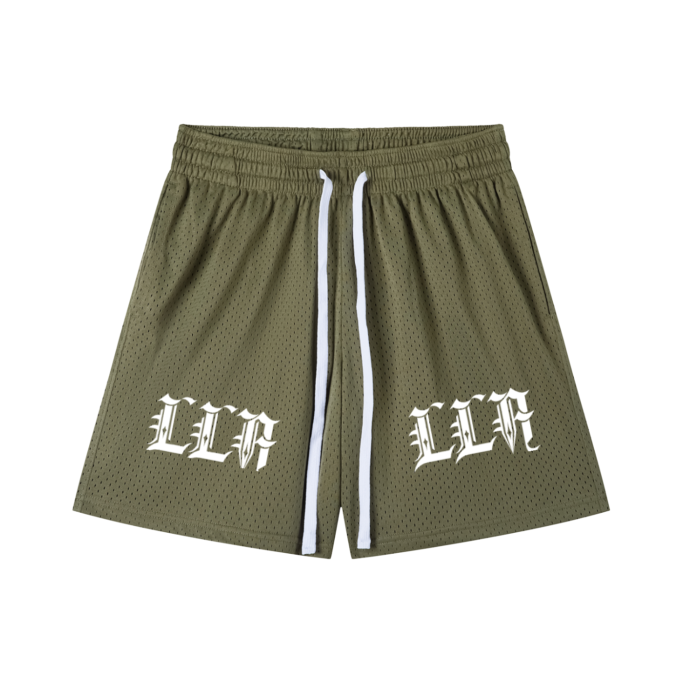 Mesh Drawstring Shorts