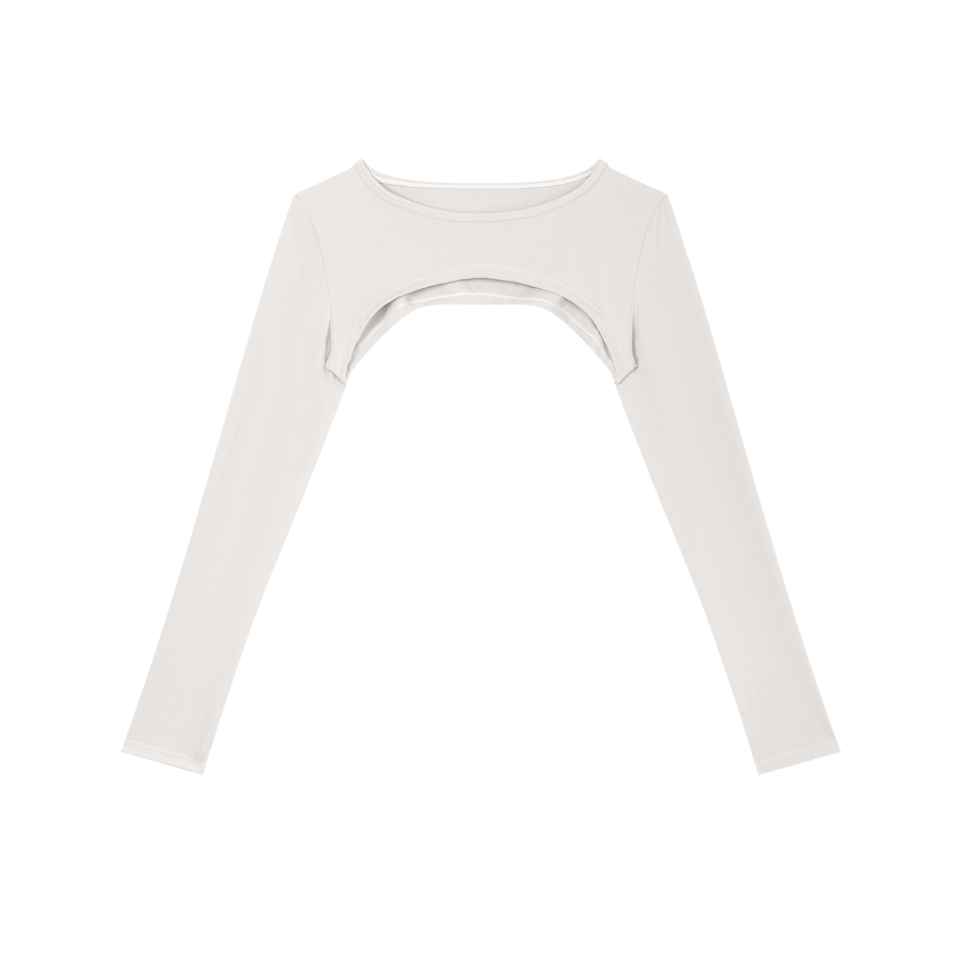 Pure Form Cutout Long Sleeve Shrug