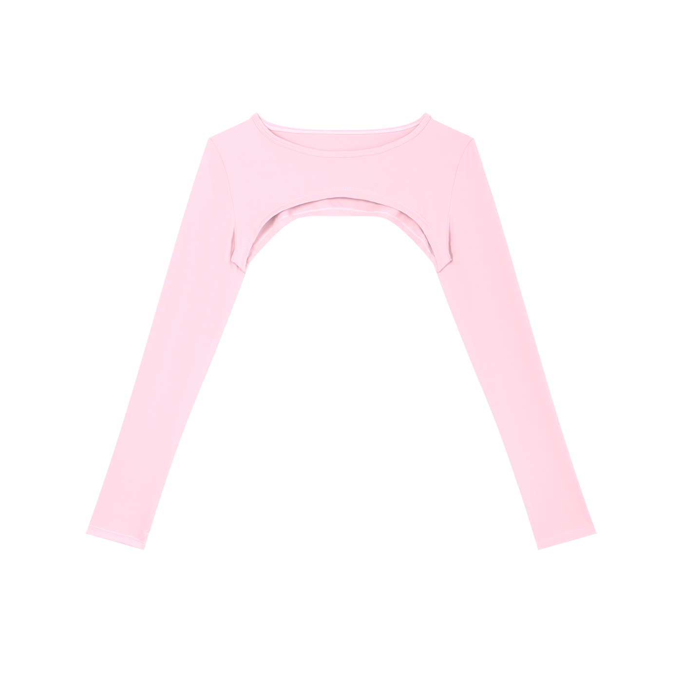 Pure Form Cutout Long Sleeve Shrug