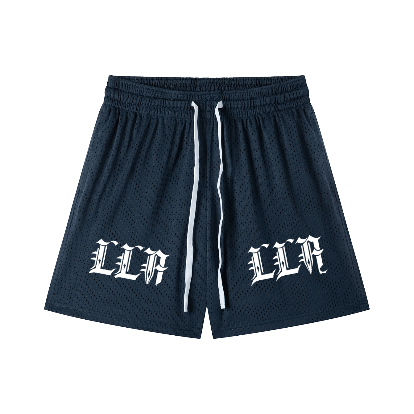 Mesh Drawstring Shorts